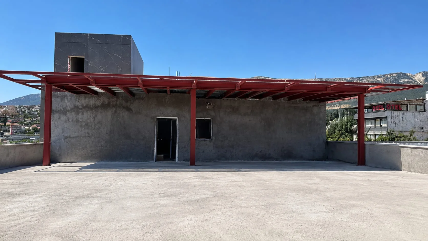 Erginsan Metal çelik sundurma ve konstrüksiyon uygulaması